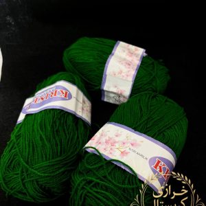 کاموا کریستال سبز چمنی